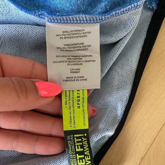 MPG Bnwt Blue Lightweight Hooded Jacket Xlarge - Picture 9 of 10